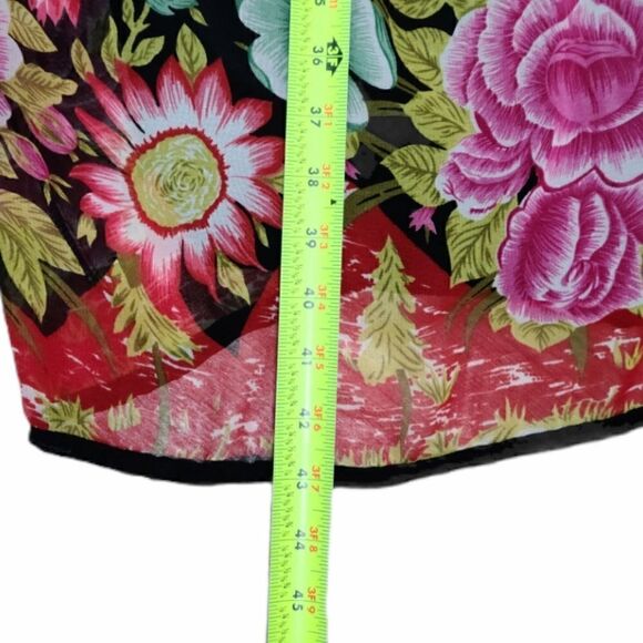 Lola P. Chiffon Shift Colorful Floral C
Black Dress Embellished Neck Pullover XL - Picture 15 of 16